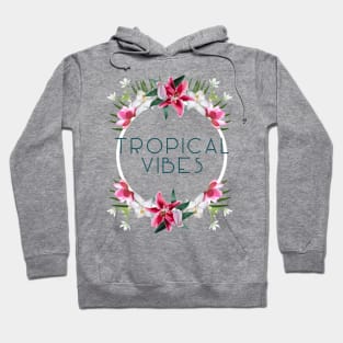 Tropical Vibes Floral Hoodie